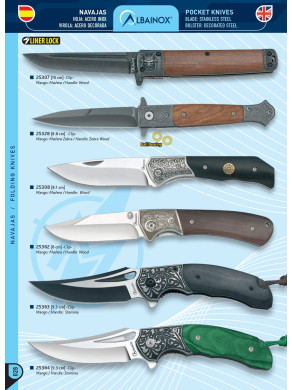 NOVEDAD NAVAJA VIROLA DECORADA