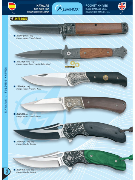 NOVEDAD NAVAJA VIROLA DECORADA