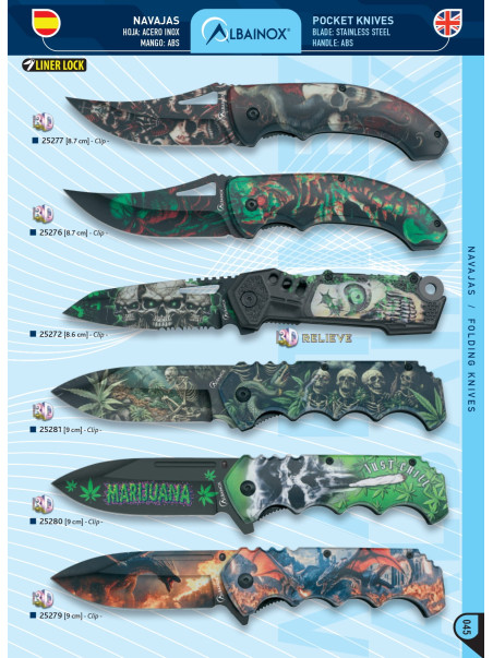 NAVAJA FANTASÍA RELIEVE 3D