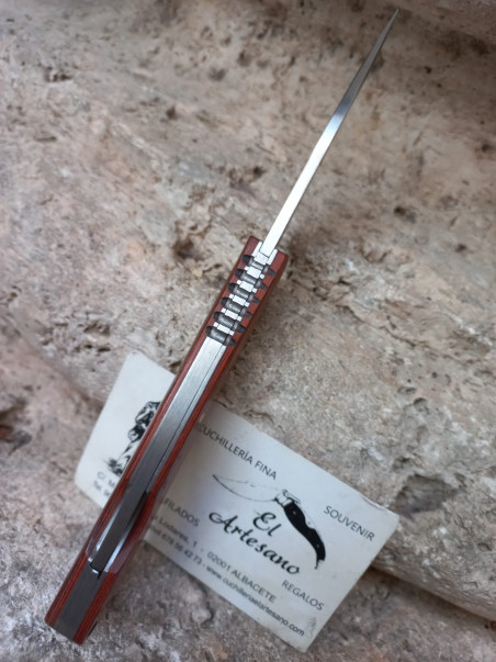 NAVAJA JOKER MADERA ROJA CAZA