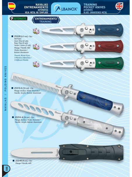 NOVEDAD NAVAJA ENTRENAMIENTO APERTURA AUTOMÁTICA