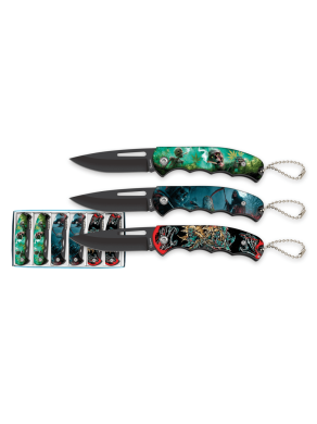 SET 6 NAVAJAS IMPRESIÓN 3D CALAVERAS