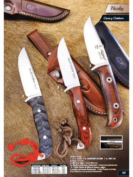 CUCHILLO HUSKY MUELA