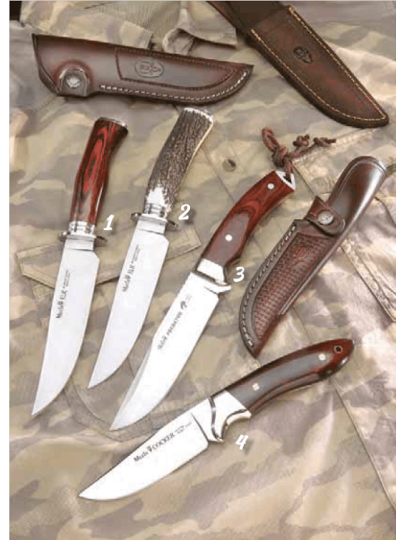 CUCHILLOS DE MONTE ELK , HUSKY E COL