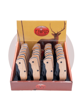 PACK DE 24 NAVAJAS THIRD N191M MADERA ARCE