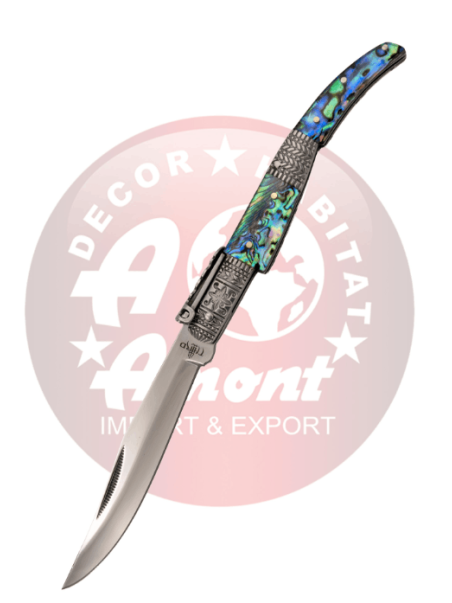 NAVAJA ÁRABE CARRACA N53VD SEDA ACRÍLICO Y ABULÓN