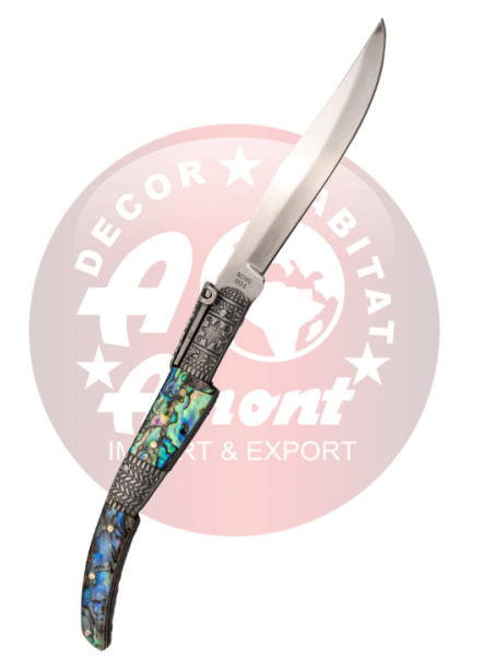 NAVAJA ÁRABE CARRACA N53VD SEDA ACRÍLICO Y ABULÓN