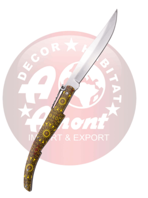 NAVAJA ÁRABE CARRACA THIRD N53Q1 DAMASQUINO 11 CM