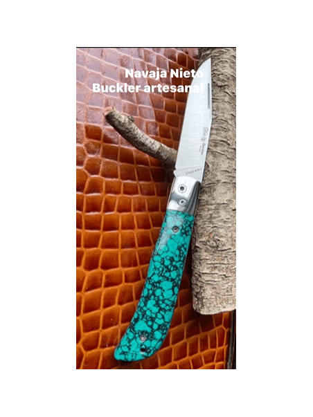 NAVAJA CABRITERA PIEDRA TURQUESA NIETO