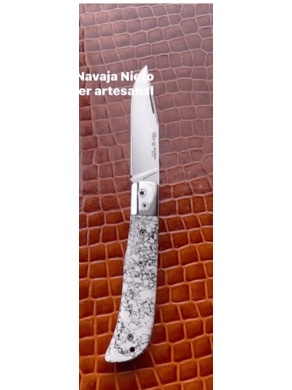 NAVAJA CABRITERA BLANCA Y NEGRO NIETO
