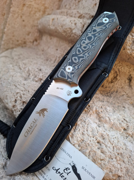 SÚPER OFERTA CUCHILLO CHACAL MIKARTA NEGRA J&V