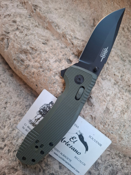 NAVAJA TÁCTICA VERDE 937