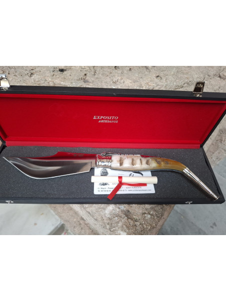 NAVAJA BANDOLERA MUFLÓN 16 CM HOJA EXPÓSITO