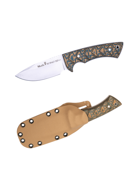 CUCHILLO CAZA MUELA RHINO-10SV.G/K FUNDA KYDEX