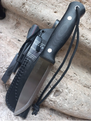 CUCHILLO BUSHLORD MIKARTA NEGRA PEDERNAL JOKER