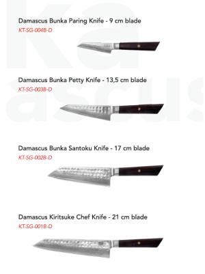 CUCHILLO DAMASCUS BUNKA KOTAI