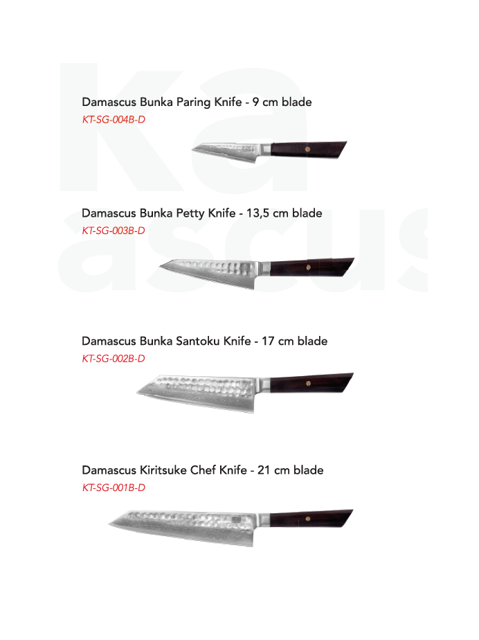 CUCHILLO DAMASCUS BUNKA KOTAI