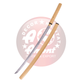 KATANA FUNCIONAL ACERO AL CARBONO S5002 MADERA