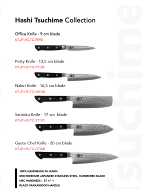 CUCHILLO HASHI TSUBIME COLLECTION KOTAI