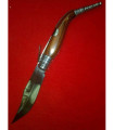 NAVAJA BANDOLERA DE MADERA DE CARRACA 10 CM