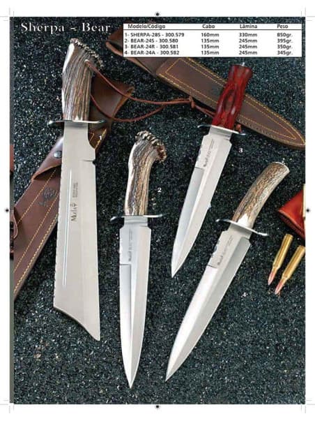 Cuchillos de caza y monte