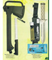 CUCHILLO DE SUPERVIVENCIA O HACHA, SIERRA Y PEDERNAL