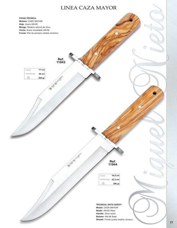 machetes de caza