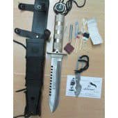 NOVEDAD COMBAT KING II PLATA CUCHILLO DE SUPERVIVENCIA COMBAT II PLATA