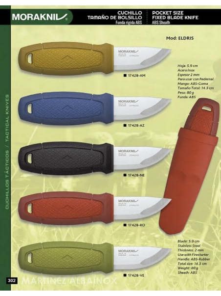 NOVEDAD CUCHILLO  MORAKNIV ELDRIS