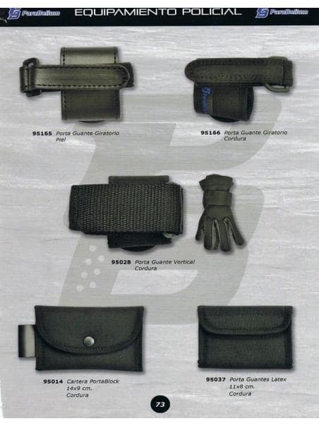 Pg 3g c porta guantes giratorio - Tienda Equipamiento, Material y  Uniformidad Policial - Bolsas tácticas a medida