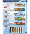 NOVEDAD SET DE 6 NAVAJAS DE COLORES