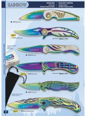 NOVEDAD CUCHILLO RAINBOW A