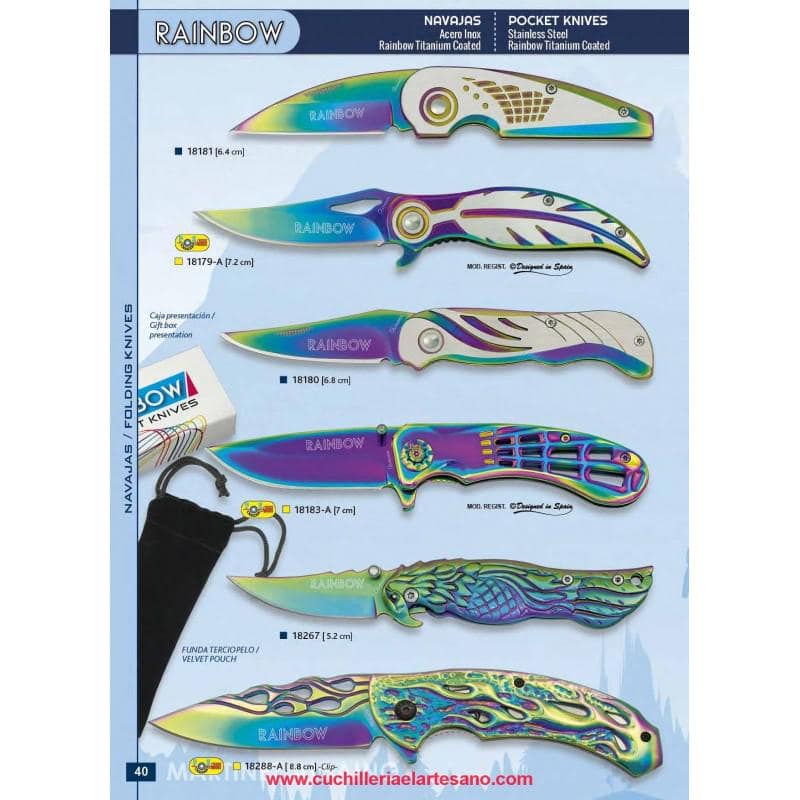 NOVEDAD CUCHILLO RAINBOW A NOVEDAD CUCHILLO RAINBOW A