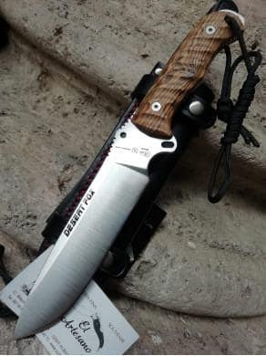 EXCLUSIVO CUCHILLO DESER FOX NIETO OLIVO