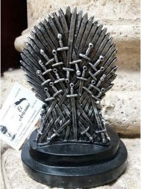 Réplica en miniatura trono de hierro Juego de Tronos ref S6020