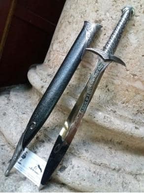 ESPADA FRODO EL SEÑOR DE LOS ANILLOS NEGRA