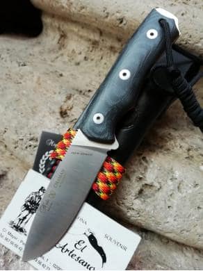 NOVEDAD CUCHILLO BUSHCRAFT MIKARTA NEGRA NIETO