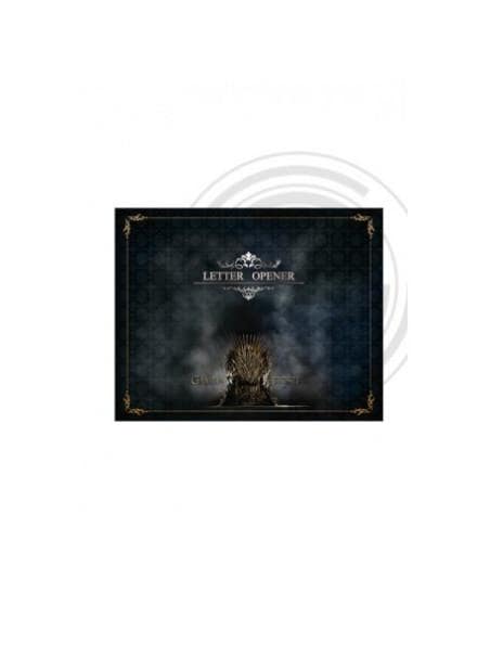 Juego de mini réplicas de abrecartas de Juego de Tronos ref 1112