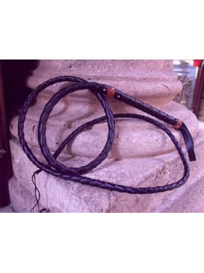 Leather whip of 260 cm