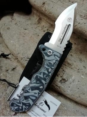NOVEDAD NAVAJA RAPTOR XL MIKARTA GRIS J&V