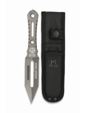 cuchillo lanzador K25 titanio.
