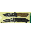 NOVEDAD CUCHILLO ENCORDADO HOJA NEGRA