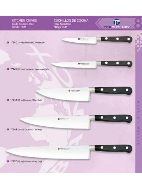 cuchilloos de cocina forjados