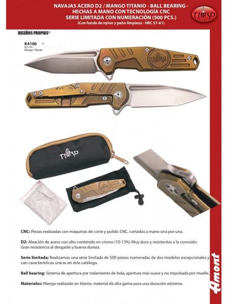 NOVEDAD NAVAJA CNC K4106