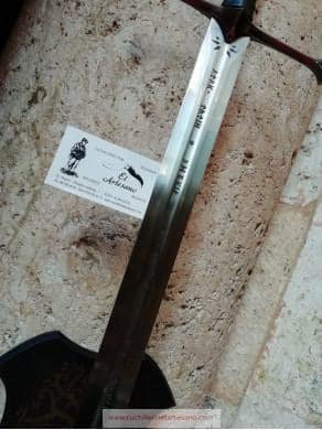 ESPADA ANDURIL CON PEANA Y EXPOSITOR 135CM