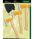 NOVEDAD HACHA ACERO  MANGO DE MADERA