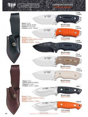 CUCHILLO MINI BOINA VERDE O HURACÁN