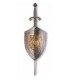 ESCUDO GUERRERO CON ESPADA 186-1