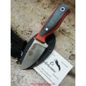 OFERTA CUCHILLO HOBBIT MIKARTA NEGRA Y ROJA J&V