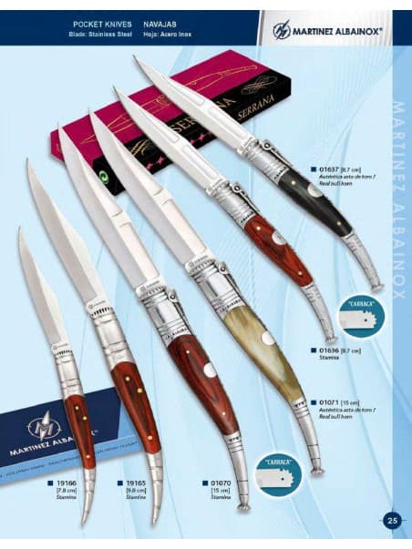 Penknife serrana and serranita
